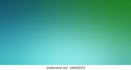 Light Blue, Green vector colorful abstract texture. Gradient abstract illustration with blurred colors. New side for your design.