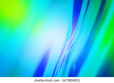 Light Blue, Green vector colorful abstract texture. Shining colorful illustration in smart style. New design for your business.