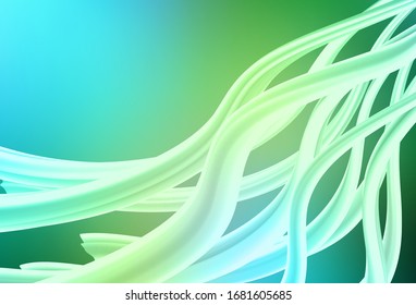 Hellblaue, grüne Vektorillustration bunter abstrakter Textur. Farbige Illustration im abstrakten Stil mit Farbverlauf. Kluges Design für Ihre Arbeit.