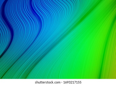 Light Blue, Green vector colorful abstract background. New colored illustration in blur style with gradient. Completely new design for your business.