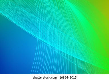 Light Blue, Green vector colorful abstract texture. Modern abstract illustration with gradient. New way of your design.
