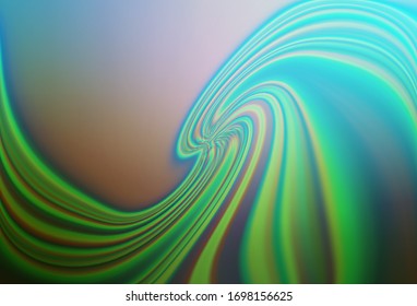 Light Blue, Green vector colorful blur backdrop. Shining colored illustration in smart style. Blurred design for your web site.