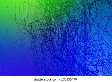 Hellblauer, grüner Vektorillustration bunter unscharfer Hintergrund. Farbige abstrakte Illustration mit Farbverlauf. Eleganter Hintergrund für ein Markenbuch.