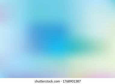 Light Blue, Green vector colorful abstract texture. Glitter abstract illustration with gradient design. Background for designs.