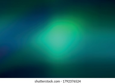 Azul claro, Verde vectorial color de fondo de la borrosidad. Ilustración colorida abstracta con gradiente. Fondo para los diseños.