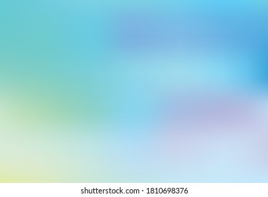 Azul claro, Verde vectorial color de fondo de la borrosidad. Ilustración abstracta brillante con diseño gradiente. El mejor diseño borroso para su negocio.