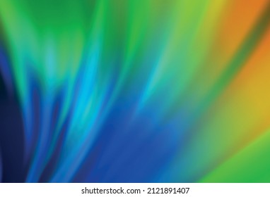 Light Blue, Green vector colorful abstract texture. An elegant bright illustration with gradient. New way of your design.