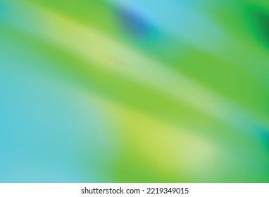 Light Blue, Green vector colorful blur backdrop. Colorful abstract illustration with gradient. New style design for your brand book.