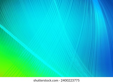 Azul claro, Verde vectorial color de fondo de la borrosidad. Ilustración creativa en estilo de semitono con gradiente. Nuevo diseño de estilo para tu libro de marca.