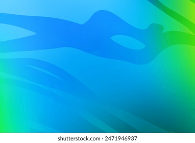 Light Blue, Green vector colorful abstract background. Glitter abstract illustration with gradient design. Elegant background for a brand book.