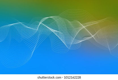 Light Blue, Green vector cover with spots. Abstract illustration with colored bubbles in nature style. New design for ad, poster, banner of your website.