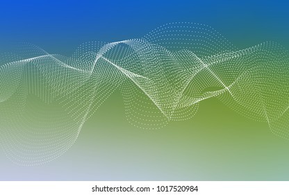 Light Blue, Green vector cover with spots. Abstract illustration with colored bubbles in nature style. Completely new template for your brand book.