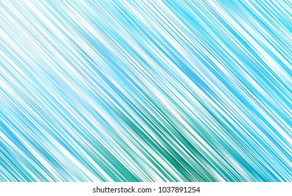 Light Blue, Green vector cover with long lines. Glitter abstract illustration with colored sticks. Best design for your ad, poster, banner.