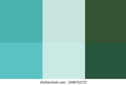 Light Blue, Green vector cover with colorful palette. Illustration with set of spectral palette. Set of colors for clever designers.