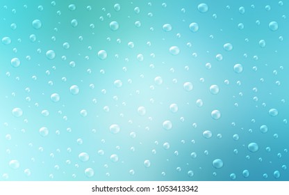 Light Blue, Green vector cover with spots. Abstract illustration with colored bubbles in nature style. Beautiful design for your business natural advert.