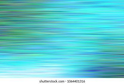 Light Blue, Green vector cover with long lines. Glitter abstract illustration with colored sticks. Best design for your ad, poster, banner.