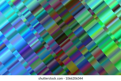 Light Blue, Green vector cover with long lines. Blurred decorative design in simple style with lines. The pattern can be used for websites.