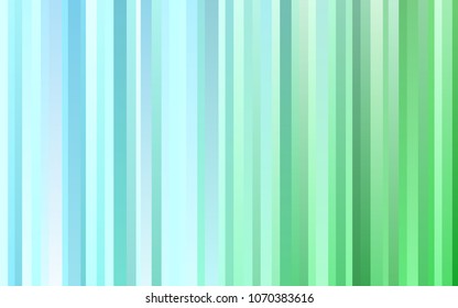 Light Blue, Green vector cover with long lines. Modern geometrical abstract illustration with staves. The pattern can be used for websites.