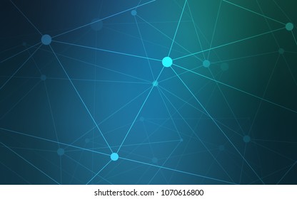 Light Blue, Green vector cover with spots, lines. Illustration with set of colorful abstract circles and lines. Completely new template for your brand book.