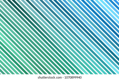 Light Blue, Green vector cover with long lines. Blurred decorative design in simple style with lines. The pattern can be used as ads, poster, banner for commercial.