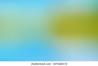 Light Blue, Green vector cover with spots. Blurred decorative design in abstract style with bubbles. Beautiful design for your business advert.
