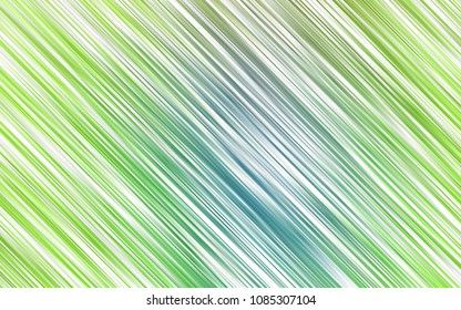 Light Blue, Green vector cover with long lines. Lines on blurred abstract background with gradient. Smart design for your business advert.