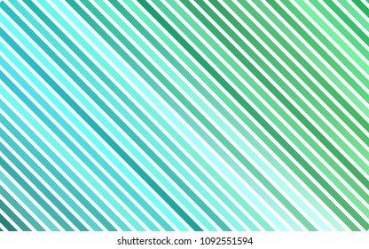 Light Blue, Green vector cover with long lines. Modern geometrical abstract illustration with staves. The pattern can be used for busines ad, booklets, leaflets