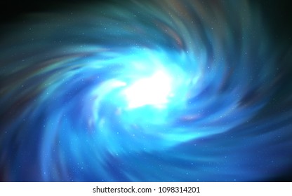 Light Blue, Green vector cover with astronomical stars. Modern abstract illustration with Big Dipper stars. Pattern for futuristic ad, booklets.