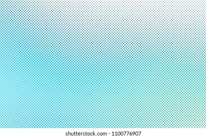 Light Blue, Green vector  cover with spots. Glitter abstract illustration with blurred drops of rain. The pattern can be used for aqua ad, booklets.