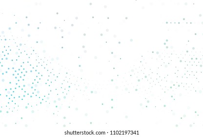 Light Blue, Green vector  cover with spots. Abstract illustration with colored bubbles in nature style. The pattern can be used for beautiful websites.