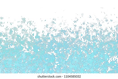 Light Blue, Green vector cover with long lines. Lines on blurred abstract background with gradient. The pattern can be used as ads, poster, banner for commercial.