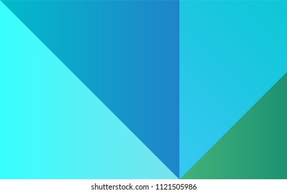 Light Blue, Green vector cover with colorful palette. Abstract palette with samples of rainbow colors. Set of colors for clever designers.
