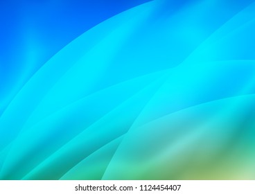 Light Blue, Green vector cover with long lines. Decorative shining illustration with lines on abstract template. The pattern can be used for websites.