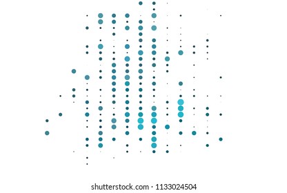 Light Blue, Green vector  cover with spots. Abstract illustration with colored bubbles in nature style. Completely new template for your brand book.
