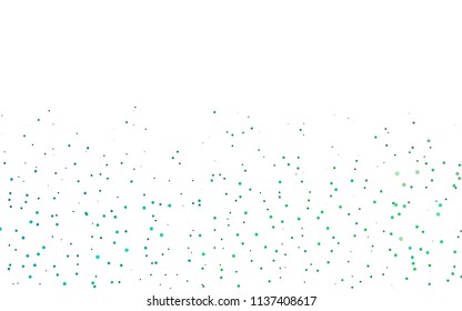 Light Blue, Green vector  cover with spots. Modern abstract illustration with colorful water drops. Beautiful design for your business natural advert.