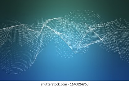 Light Blue, Green vector cover with spots. Glitter abstract illustration with blurred drops of rain. The pattern can be used for beautiful websites.
