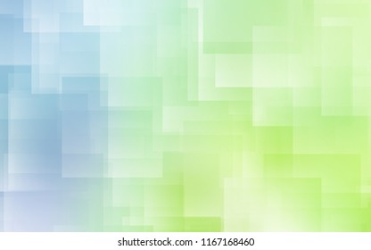 Light Blue, Green vector cover with stright stripes. Shining colored illustration with sharp stripes. The pattern for ad, booklets, leaflets.