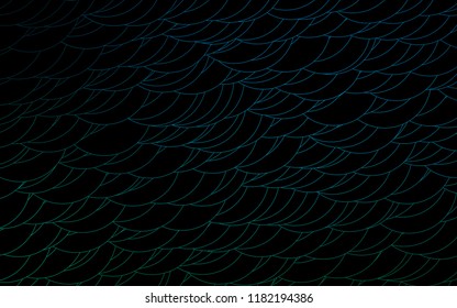 Light Blue, Green vector  cover with spots. Blurred bubbles on abstract background with colorful gradient. Completely new template for your brand book.