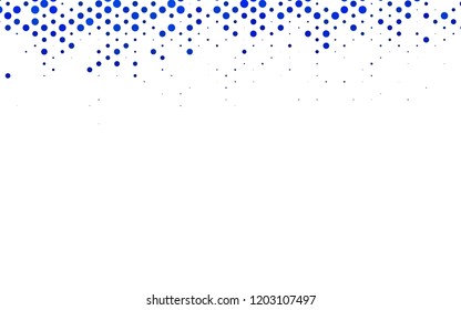 Light Blue, Green vector cover with circles. Blurred bubbles on abstract backdrop with colorful gradient. Pattern for ads, booklets.