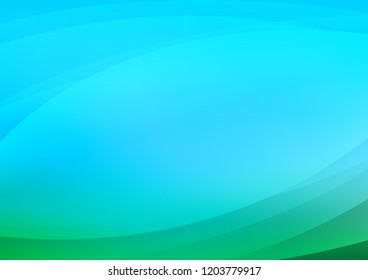 Light Blue, Green vector cover with long lines. Glitter abstract illustration with colored sticks. The template can be used as a background.