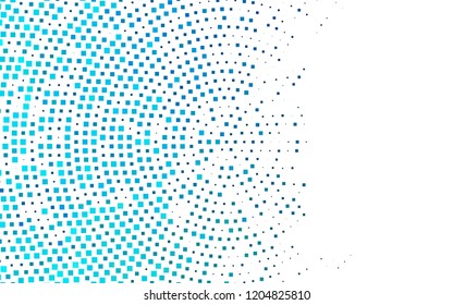 Light Blue, Green vector cover in polygonal style. Beautiful illustration with rectangles and squares. Pattern can be used for websites.