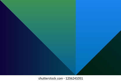 Light Blue, Green vector cover with colorful palette. Colorful gradient set with collection of rainbow colors. Pattern for easy creation of leaflets, banners, booklets.