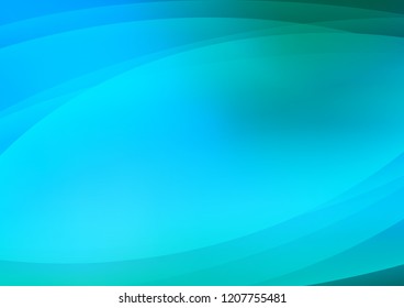 Light Blue, Green vector cover with long lines. Shining colored illustration with narrow lines. Best design for your ad, poster, banner.
