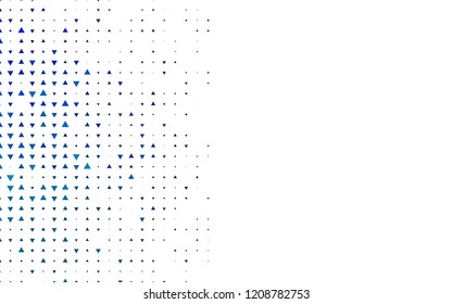 Light Blue, Green vector cover in polygonal style. Illustration with set of colorful triangles. Pattern can be used for websites.