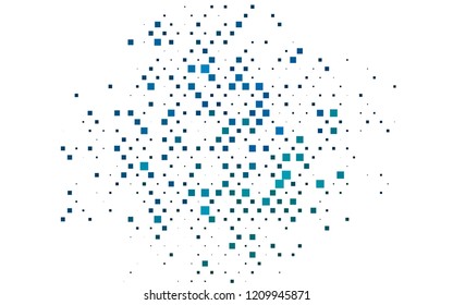 Light Blue, Green vector cover in polygonal style. Illustration with set of colorful rectangles. The template can be used as a background.