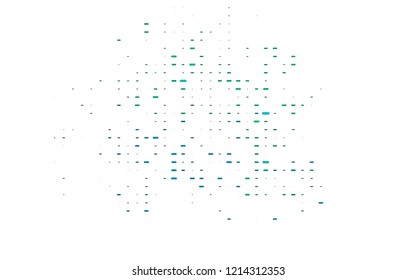 Light Blue, Green vector cover with long lines. Lines on blurred abstract background with gradient. The pattern can be used as ads, poster, banner for commercial.
