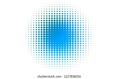 Light Blue, Green vector cover with spots. Blurred bubbles on abstract background with colorful gradient. Design for business adverts.