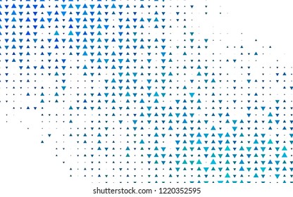 Light Blue, Green vector cover in polygonal style. Beautiful illustration with triangles in nature style. Pattern can be used for websites.