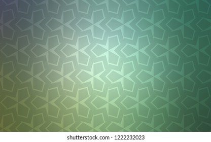 Light Blue, Green vector cover in polygonal style. Modern abstract illustration with colorful rectangles. The template can be used as a background.