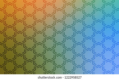 Light Blue, Green vector cover with stright stripes. Shining colored illustration with sharp stripes. Pattern for your busines websites.